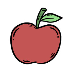 svg color red apple pcsk studio stock element