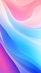 Abstract Color Waves with Gradient Fluidity in Vibrant Hues