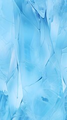 Cool Blue Crystalline Ice Texture - Abstract Frosted Patterns