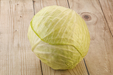 Ripe cabbage - organic food vith vitamin
