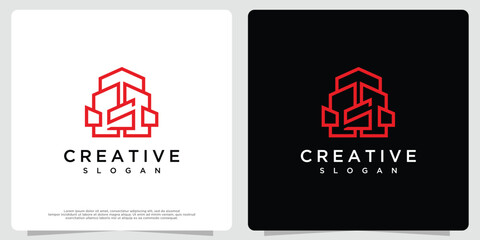 Building logo vector design inspiration