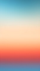 Obraz premium Serene Skyline with Sunset Gradient