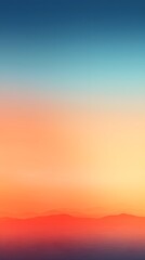 Obraz premium Serene Skyline with Sunset Gradient