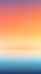 Serene Skyline with Sunset Gradient