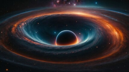 Black Hole in Space - obrazy, fototapety, plakaty