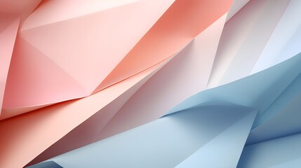 Pastel Origami Abstract Background