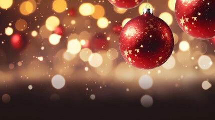 Christmas Wallpaper - Red Ornament in Snow | Beautiful Vibrant Background