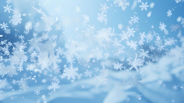 Christmas Wallpaper - Snowflakes and Snow Day
