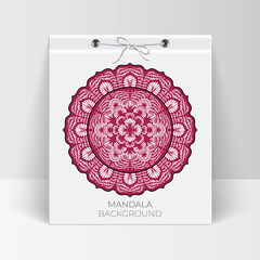 Vector elegant colorful mandala background
