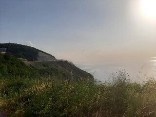 sunrise in the mountains