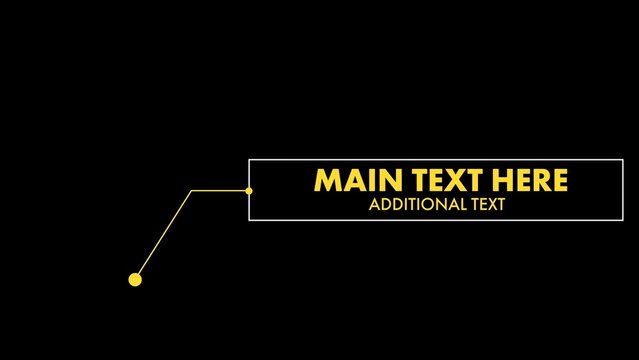 Professional Clean Pop Up Call Out Title