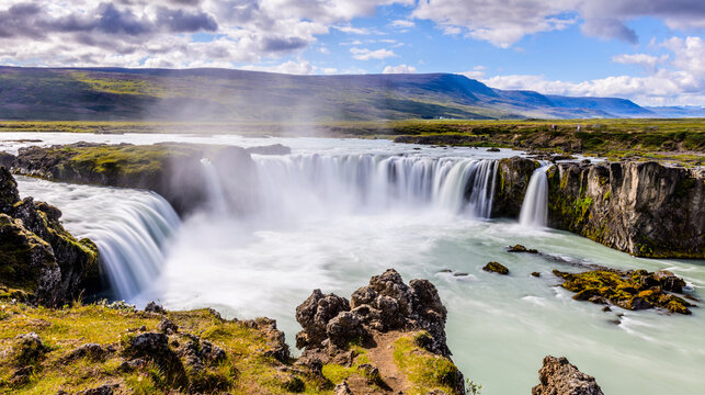 Godafoss Waterfall, Nordurland eystra, Iceland