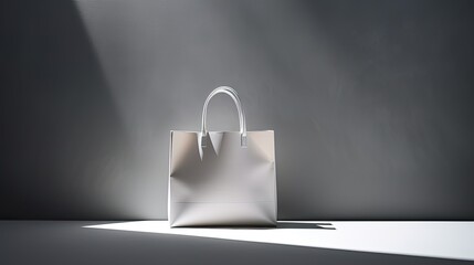 white shopping bag