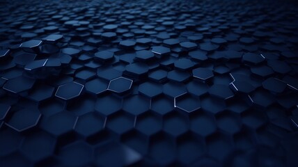 A Mysterious Room with Intriguing Hexagonal Floor Tiles