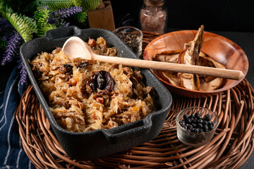 Bigos - traditional Polish food.