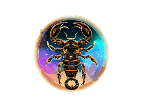 Scorpio Zodiac signs astrology horoscope esoteric, constellations Luxary Golden PNG Clipart
