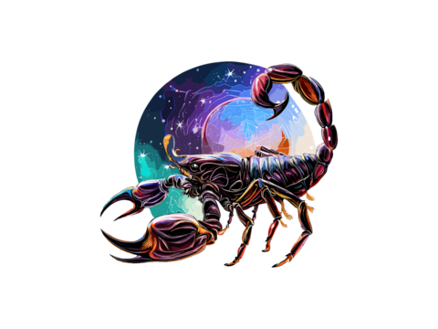 Scorpio Zodiac signs astrology horoscope esoteric, constellations Luxary Golden PNG Clipart - Powered by Adobe