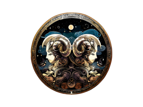 Gemini Zodiac signs astrology horoscope esoteric, Gemini constellations Luxary Golden PNG Clipart