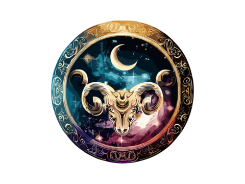 Aries Zodiac signs astrology horoscope esoteric, Aries constellations Luxary Golden PNG Clipart