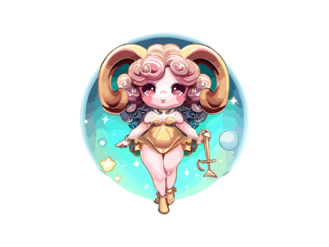 Aries Zodiac signs astrology horoscope esoteric, Aries constellations Luxary Golden PNG Clipart