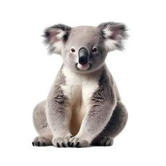 Koala isolated on transparent background