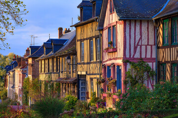 The village of Le bec Hellouin Normandy, France	