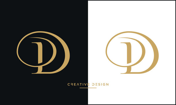OD or DO Alphabet letters logo monogram