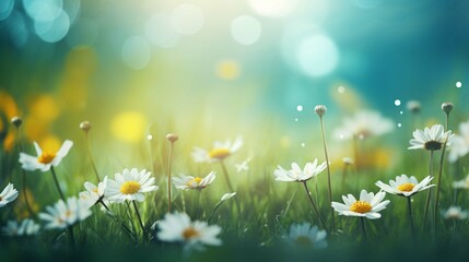 Fototapeta na wymiar Art abstract spring background or summer background with fresh