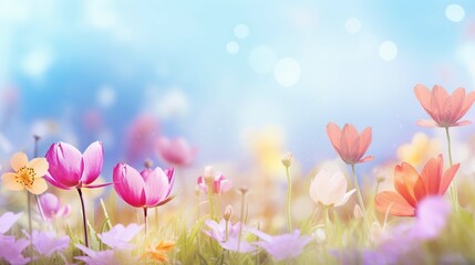 Art abstract spring background or summer background with fresh