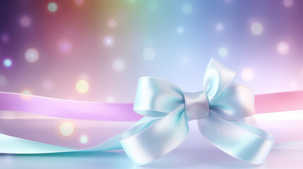 background with ribbon