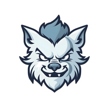 Minimalist Wolf Icon for Logos and Branding