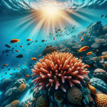 Arrecife de Coral, Esplendor Subacu&aacute;tico: Un Viaje Visual a trav&eacute;s del Arrecife de Coral
