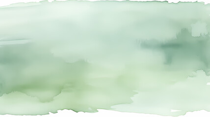 Abstract watercolor drawing featuring a palette of pale gray, blue, and green hues, with a dominant sage green color. Ideal art background for design purposes, showcasing elements of water and grunge - obrazy, fototapety, plakaty