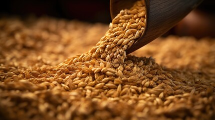 Malt beer barley seed brewery alcohol production cereal mill wallpaper background