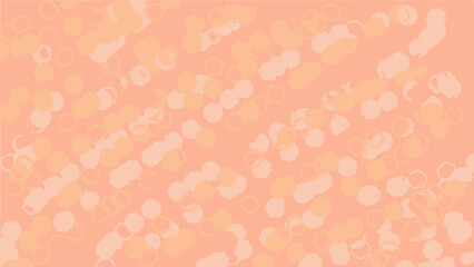 Abstract background with color Peach . Illustration. Geometric pattern. Moving bubbles and balls. For web design, banners, and backgrounds