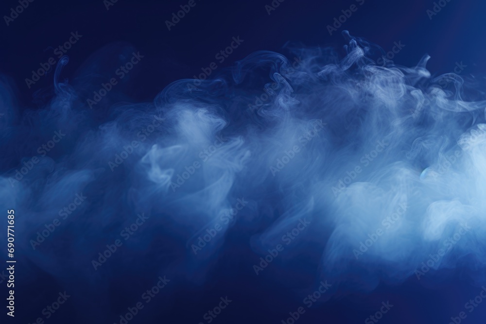 Poster Close-up view of smoke on a black background. Versatile image suitable for various uses