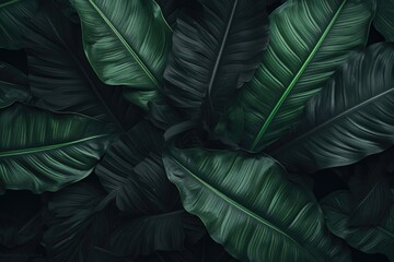 Obraz premium A close-up view of a plant with vibrant green leaves. Perfect for botanical enthusiasts or nature-themed designs