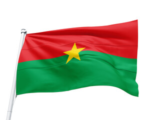 FLAG OF THE COUNTRY BURKINA FASSO