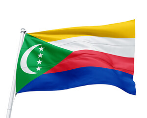 FLAG OF THE COUNTRY COMOROS