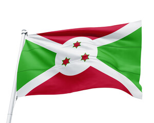 FLAG OF THE COUNTRY BURUNDI