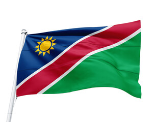FLAG OF THE COUNTRY NAMIBIA