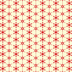 Snowflake Shape Pattern Background Vector Design.