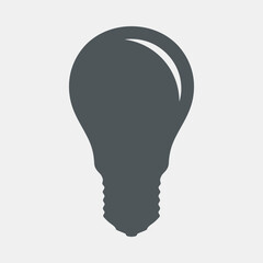 lamp light bulb electric quality vector illustration cut