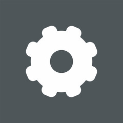Gear cog mechanism icon quality vector illustration cut