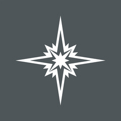Obraz premium Star north quality vector illustration cut