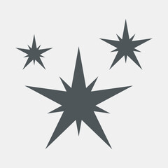 Star Classic rating icon web quality vector illustration cut