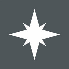 Star north quality vector illustration cut