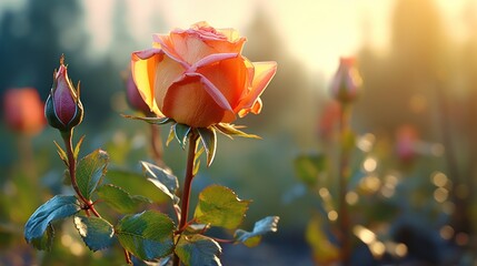 Fresh bud of rose UHD wallpaper