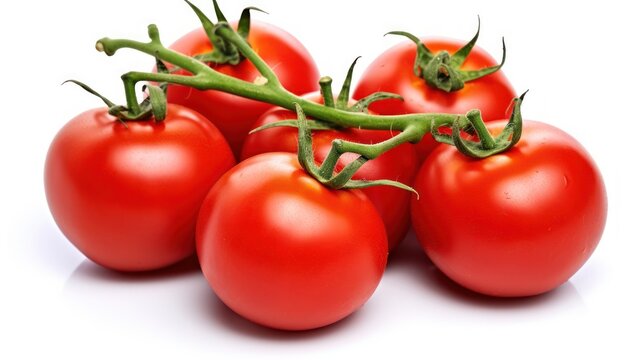 Fresh juicy organic tomatoes UHD wallpaper