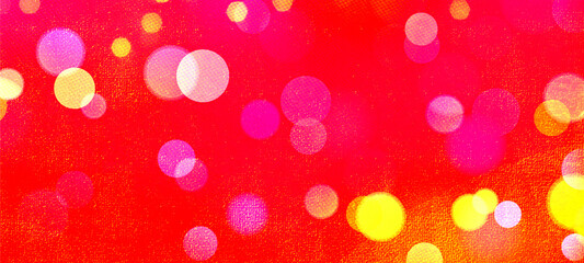 Red bokeh background for seasonal, holidays, event celebrations and various design works